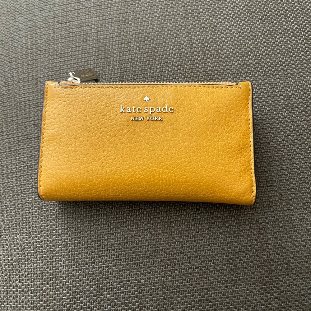 Kate Spade Yellow Wallet Compact Design